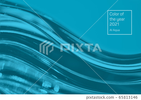 Abstract mint blue blurred techno diagonal 65813146