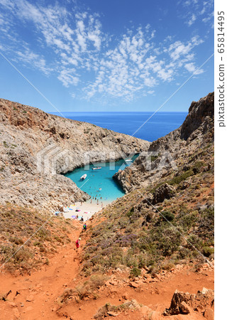 Seitan beach on Crete island- Greece Seitan beach on Crete island- Greece 65814495