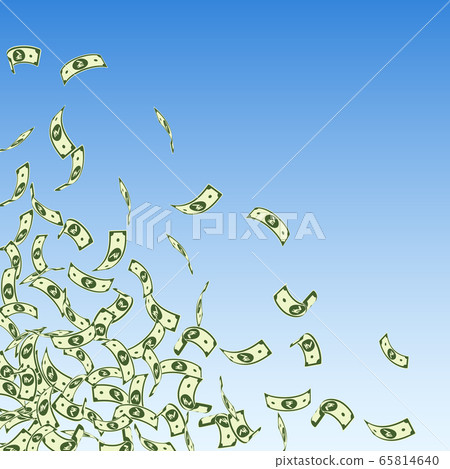 Indian rupee notes falling. Small INR bills on blu Indian rupee notes falling. Small INR bills on blu 65814640