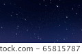 Sky stars, starry night dark blue background with 65815787