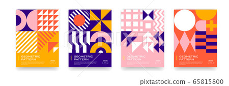Bauhaus pattern background, abstract geometric Bauhaus pattern background, abstract geometric 65815800