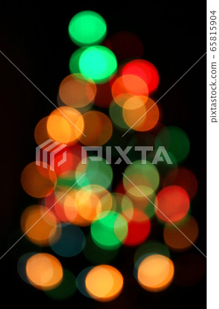 Christmas Tree, Unfocused Colorful Lights Christmas Tree, Unfocused Colorful Lights 65815904