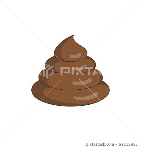 cartoon poop shit isolated on white background cartoon poop shit isolated on white background 65815915