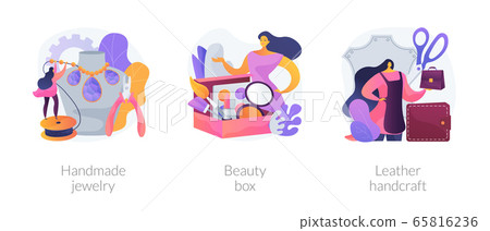 Handmade startup abstract concept vector illustrations. 65816236