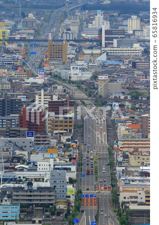 bird's-eye view, gifu city, gifu prefecture 65816934