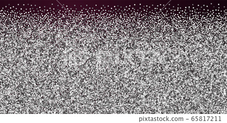 Silver glitter luxury sparkling confetti. Scattere Silver glitter luxury sparkling confetti. Scattere 65817211