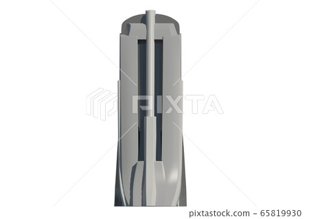 Futuristic Buildings Isolated on White Background 3D illustration Futuristic Buildings Isolated on White Background 3D illustration 65819930