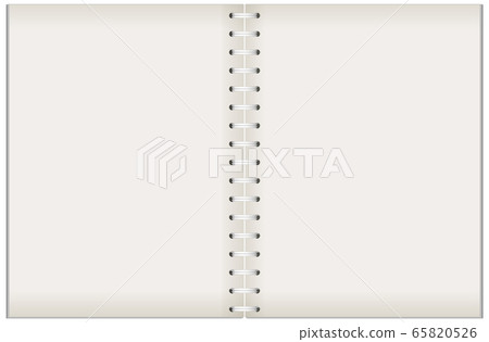 Blank notebook template background 65820526