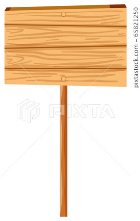Wooden board template on white background Wooden board template on white background 65821250