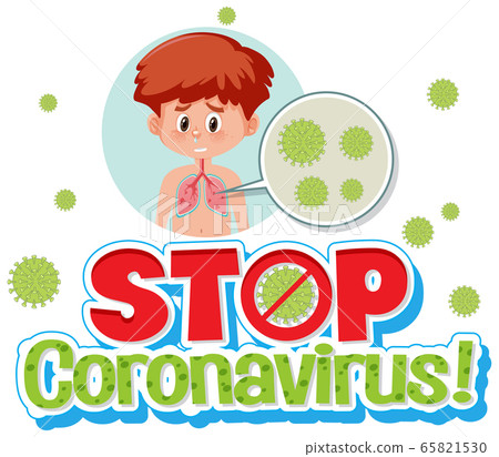 Stop Corona virus sign Stop Corona virus sign 65821530