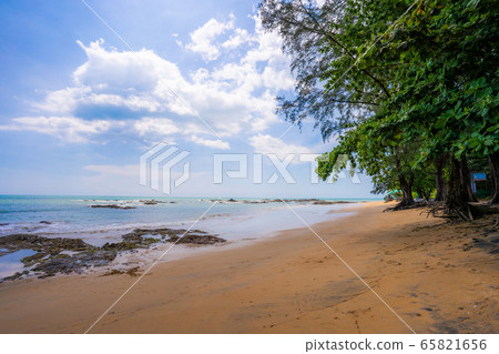 no people on Nang Thong Beach in Khaolak 65821656