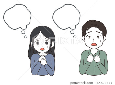 Get anxious (speech bubble) 65822445