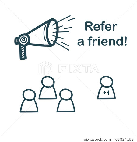 Social media, make friends. Vector illustration 65824192