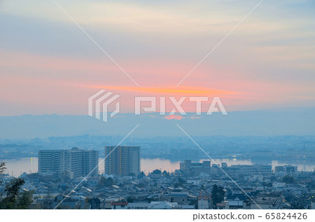 滋賀縣長谷山公園的景色 滋賀縣長谷山公園的景色 65824426