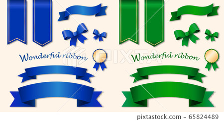 Vector illustration of girly ribbon Vector illustration of girly ribbon 65824489