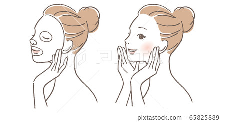 Women face mask set 65825889