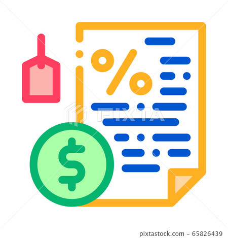 contract pawnshop document icon vector outline illustration contract pawnshop document icon vector outline illustration 65826439