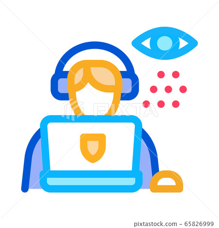 lawyer and policeman icon vector outline illustration lawyer and policeman icon vector outline illustration 65826999