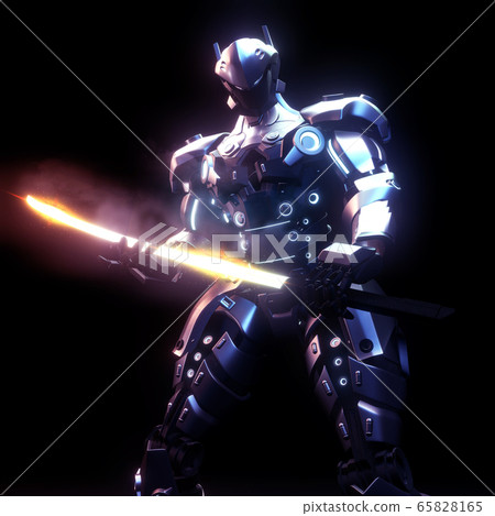 Ninja Sinobi robot fi - sci, Japanese anime. 3D - Stock Illustration  [65828165] - PIXTA