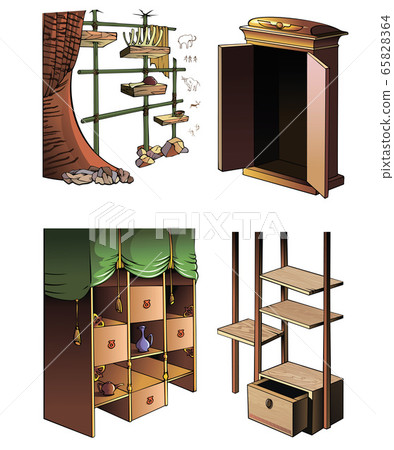 Furniture of different ages and styles 65828364