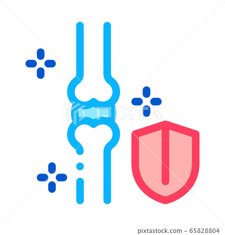 bone strengthening icon vector outline illustration bone strengthening icon vector outline illustration 65828804
