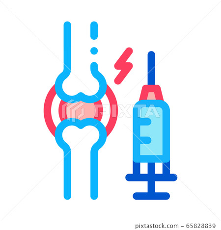 preventive injection for arthritis icon vector outline illustration preventive injection for arthritis icon vector outline illustration 65828839