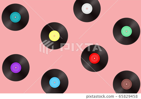 唱片DJ聽音樂的插圖唱片,DJ,聽音樂 唱片DJ聽音樂的插圖唱片,DJ,聽音樂 65829458