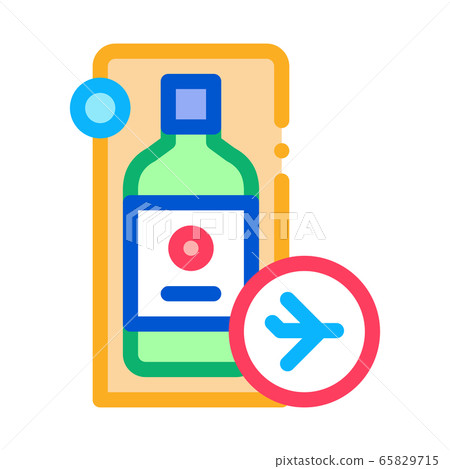 purchased duty free alcohol icon vector outline illustration purchased duty free alcohol icon vector outline illustration 65829715