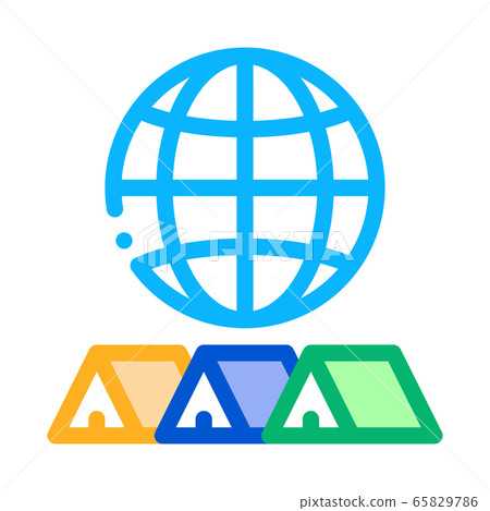 world travel icon vector outline illustration world travel icon vector outline illustration 65829786