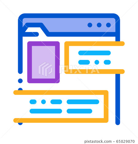 information document folder icon vector outline illustration information document folder icon vector outline illustration 65829870
