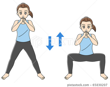 深蹲/前/運動/ 2級 65830207