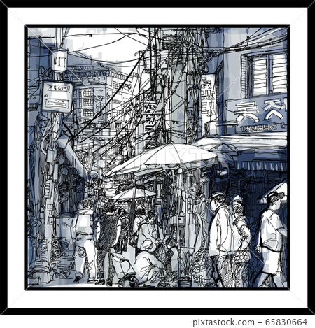 Street in Seoul South Korea Street in Seoul South Korea 65830664