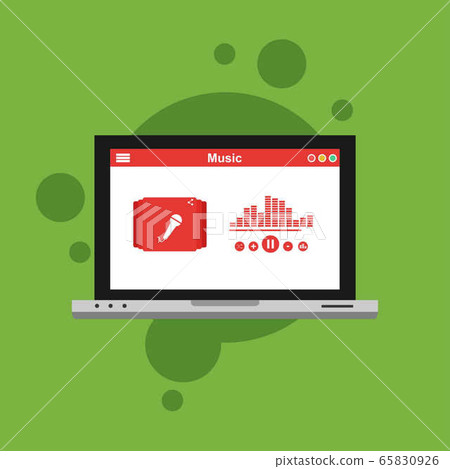 Mobile music application interface design concept Mobile music application interface design concept 65830926