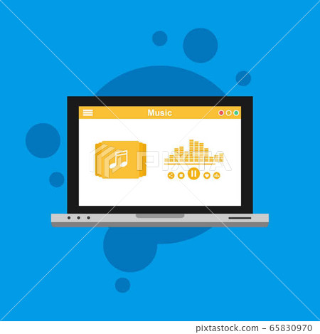 Mobile music application interface design concept Mobile music application interface design concept 65830970