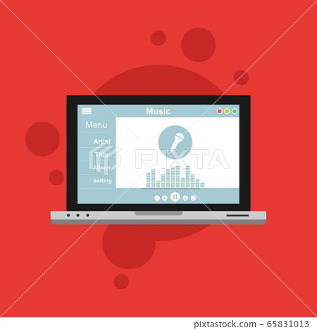 minimalist music application interface design 65831013