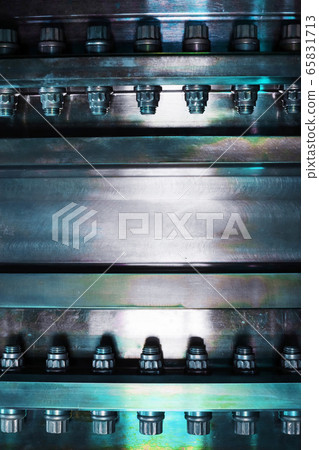 A detailed view of the gas turbine engine for 65831713