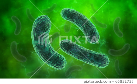 Germ background illustration, 3d illustration 65831735