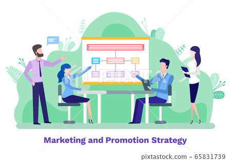 Marketing Strategy Meeting and Discussion Vector Marketing Strategy Meeting and Discussion Vector 65831739
