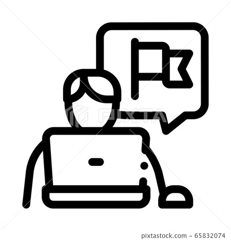 probation trainee icon vector illustration - 스톡일러스트 [65832074] - PIXTA