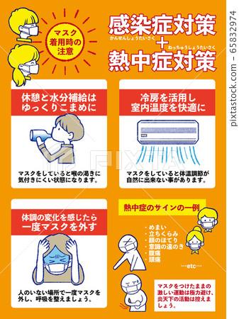 預防傳染病和中暑的啟示插圖 預防傳染病和中暑的啟示插圖 65832974