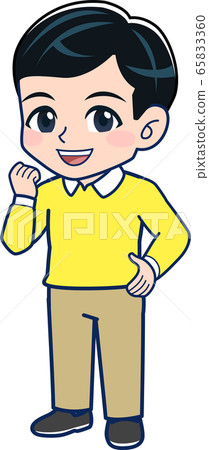 Boy whole body - Stock Illustration [65833360] - PIXTA