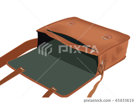 Leather bag with shoulder strap with various compartments Leather bag with shoulder strap with various compartments 65833619
