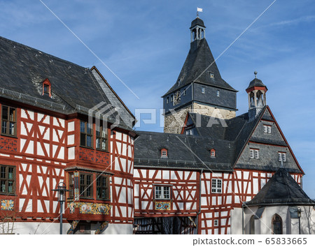 Amthof with Obertorturm and Town Gate in Bad Camberg, Hesse, Germany Amthof with Obertorturm and Town Gate in Bad Camberg, Hesse, Germany 65833665