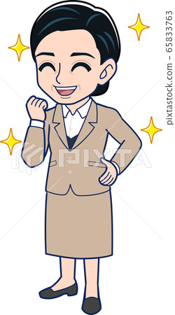 一套西裝的高級女人 一套西裝的高級女人 65833763
