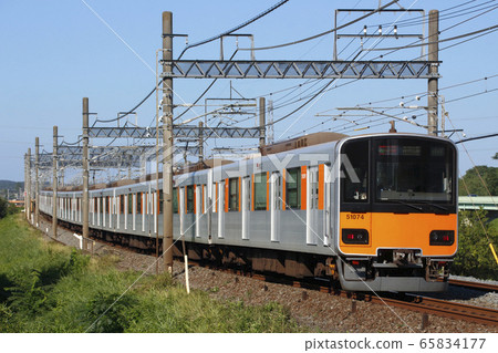 Tobu Tojo Line Series 50070 (F Liner) direct to Fukutoshin Line 65834177