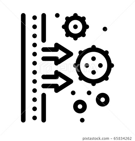 subcutaneous infections harm icon vector outline illustration subcutaneous infections harm icon vector outline illustration 65834262