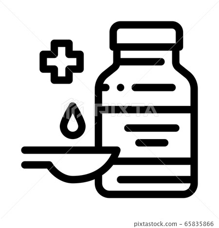 baby medical document icon vector outline illustration 65835866