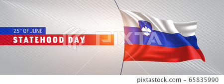 Slovenia happy statehood day greeting card, banner vector illustration Slovenia happy statehood day greeting card, banner vector illustration 65835990
