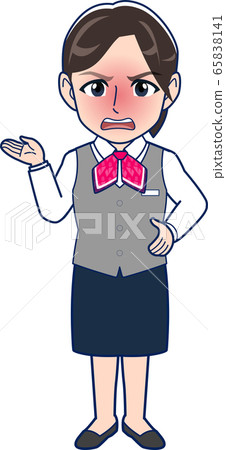 Office worker young woman _ whole body Office worker young woman _ whole body 65838141