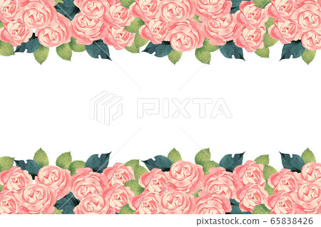 粉紅玫瑰框 65838426